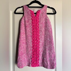 Lilly Pulitzer x Target See Ya Later pink shift dress size 7-8